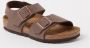 Birkenstock New York Junior Birko Flor BC Narrow Junior Sandaal Donkerbruin - Thumbnail 5