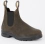 Blundstone Chelsea Laarzen Loop in Stijl met Dark Olive Breast Beatle El Side Boot Input Crust Groen Unisex - Thumbnail 3