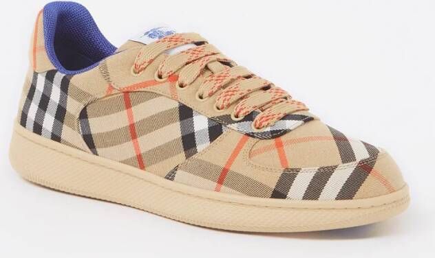 Burberry Check Terrace sneaker met ruit dessin