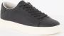 Calvin Klein witte leren sneakers Black Heren - Thumbnail 2