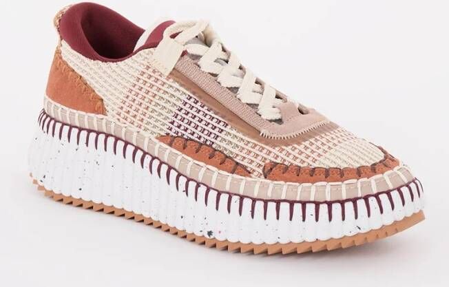 Chloé Nama sneaker met suède details