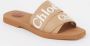 Chloé Slippers Woody Flat Mule in beige - Thumbnail 2