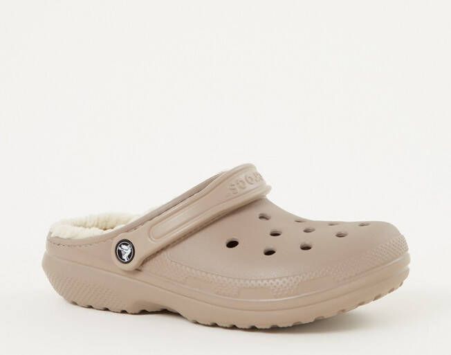 Crocs Classic Lined instapper met imitatiebont