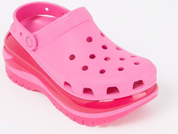 Crocs Classic Mega Crush Clog instapper met plateauzool