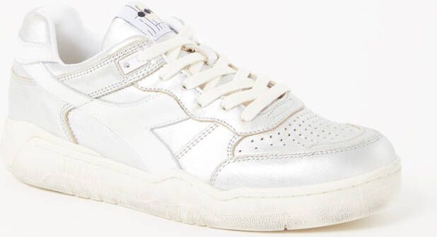 Diadora B-560 Metal sneaker met metallic finish