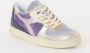 Diadora Sneakers Dames Lage sneakers Damesschoenen Leer MI bask L metal Paars - Thumbnail 3