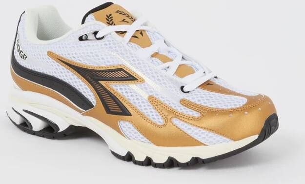 DIADORA Lage Sneakers Dames Mesh Runner Maat: 39 Materiaal: Mesh Kleur: Goud