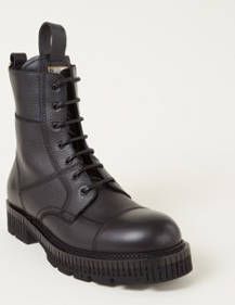 Dolce & Gabbana Bernini Combat veterboot van kalfsleer