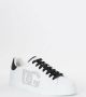 Dolce & Gabbana Witte Leren Sneakers met Geperforeerd Logo White Heren - Thumbnail 2