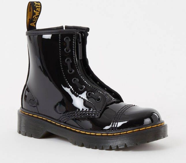 Dr Martens Dr Martens Sinclair Bex biker boot van lakleer