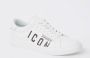 Dsquared2 Leren sneakers met 'Icon' logo White Heren - Thumbnail 2