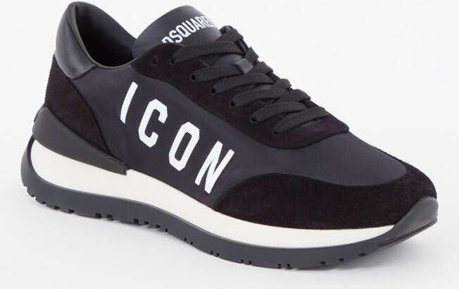 Dsquared2 Icon Runner sneaker met suède details