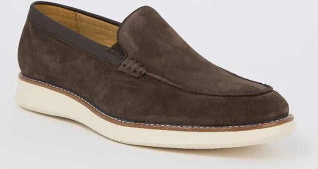 Dune London Barons slip-on van suède