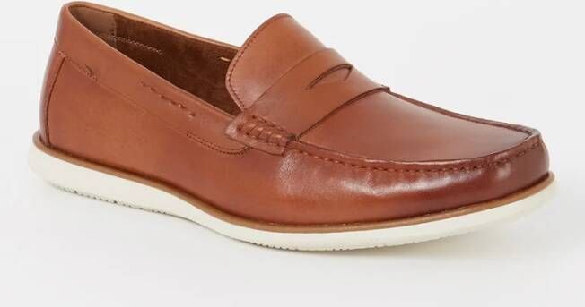 Dune London Berkly loafer van suède