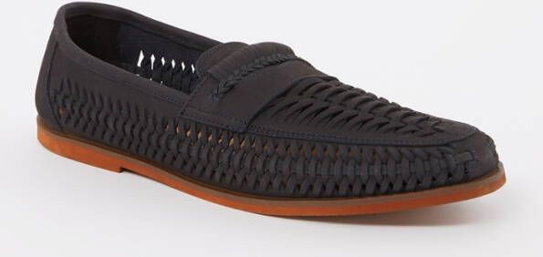 Dune London Brickles instappers van nubuck Schoenen