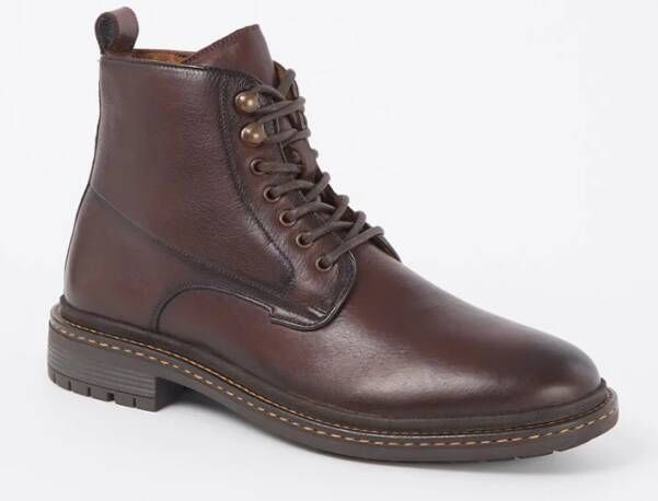 Dune London Calio veterboot van leer