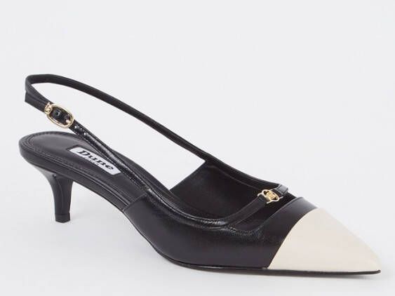 Dune London Capsule slingback van leer