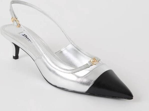 Dune London Capsule slingback van leer