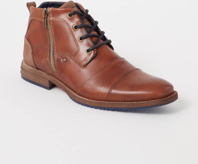 Dune London Captain veterboot van leer