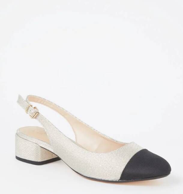 Dune London Casing slingback van leer