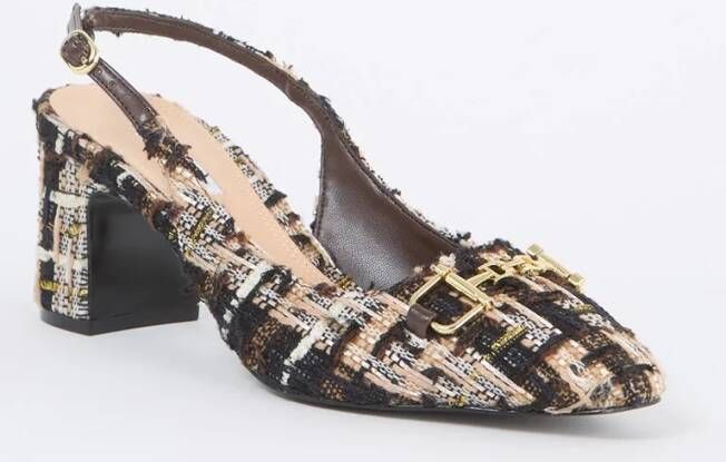 Dune London Choices slingback met horsebit