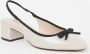 Dune London Classy slingback van leer met strikdetail - Thumbnail 1