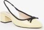 Dune London Classy slingback van leer met strikdetail - Thumbnail 1