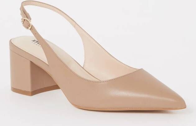 Dune London Compelled slingback van leer