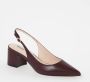 Dune London Compelled slingback van leer - Thumbnail 1