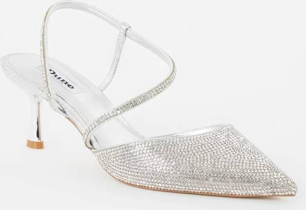 Dune London Competitive sandalette met strass