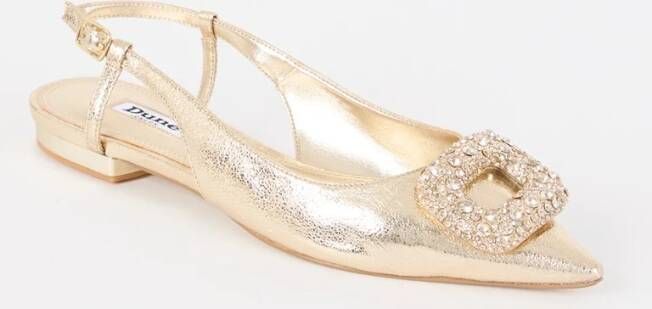 Dune London Confidence slingback met strass