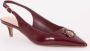 Dune London Context slingback van leer met strass - Thumbnail 1