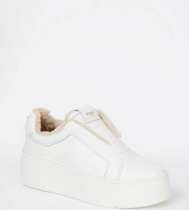 Dune London Esthie sneaker met plateauzool