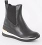 Dune London Everywhere chelsea boot van leer met logo - Thumbnail 1