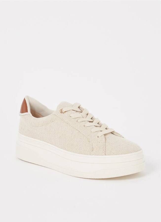 Dune London Exaggerate sneaker van canvas