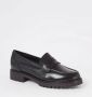 Dune London Wide Fit Gild loafer van leer - Thumbnail 1