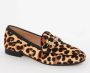 Dune London Glair loafer met horsebit en panterprint - Thumbnail 1