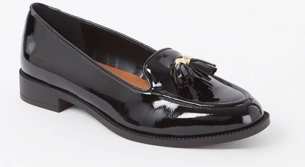 Dune London Global loafer van leer