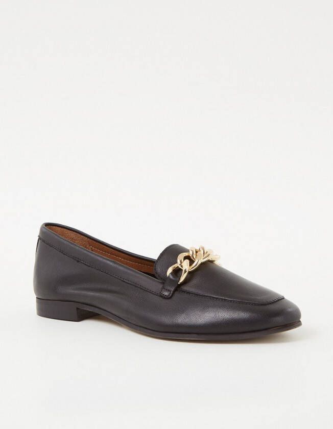 Dune London Goldsmith loafer van leer