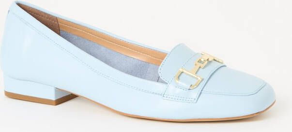 Dune London Graice loafer van leer met horsebit