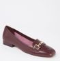 Dune London Graice loafer van leer met horsebit - Thumbnail 1