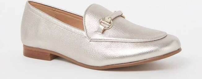 Dune London Grandeur loafer van leer