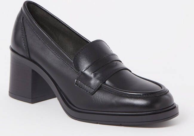 Dune London Grateful loafer van leer