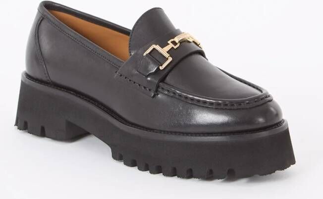 Dune London Groundbreaking loafer van leer