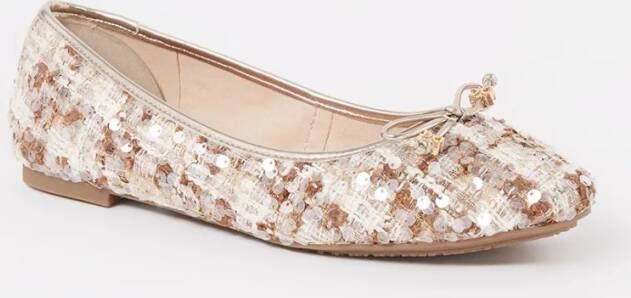 Dune London Hallo ballerina met strik detail