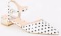 Dune London Hodge slingback met stippenprint en strass - Thumbnail 1