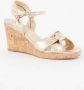 Dune London Kaino sleehak van leer met metallic finish - Thumbnail 1