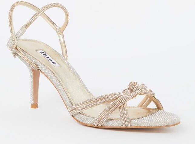 Dune London Marvelo sandalette met strass