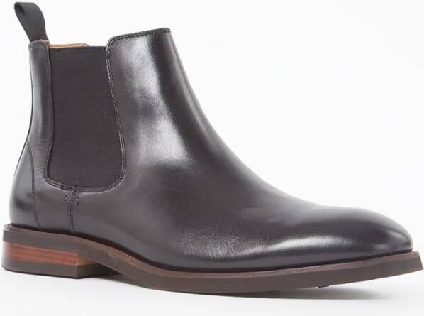 Dune London Maxton chelsea boot van leer