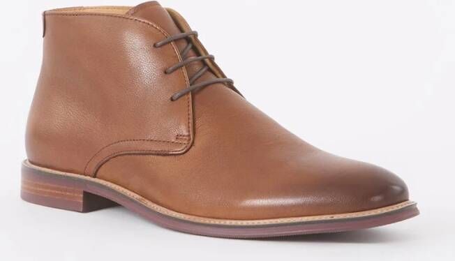 Dune London Millers veterboot van leer